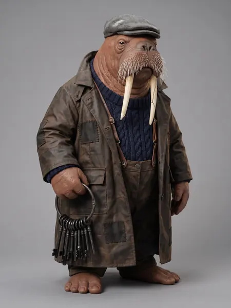 Hjálmar, the walrus