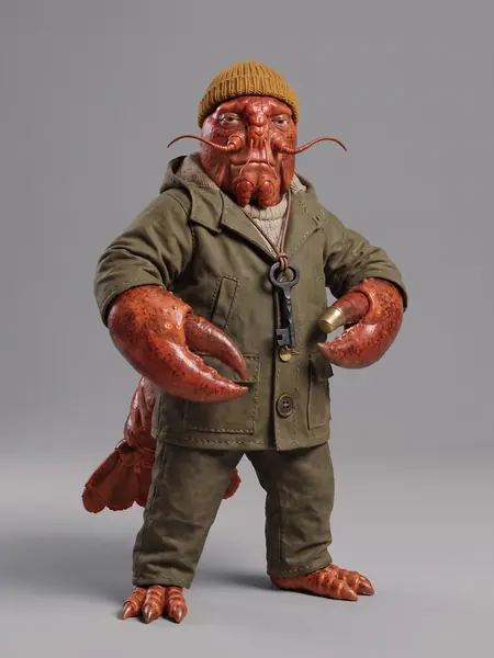 Klói, the lobster