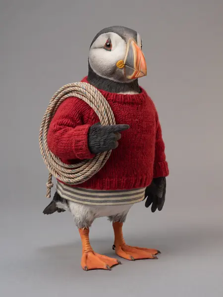 Pip, the puffin